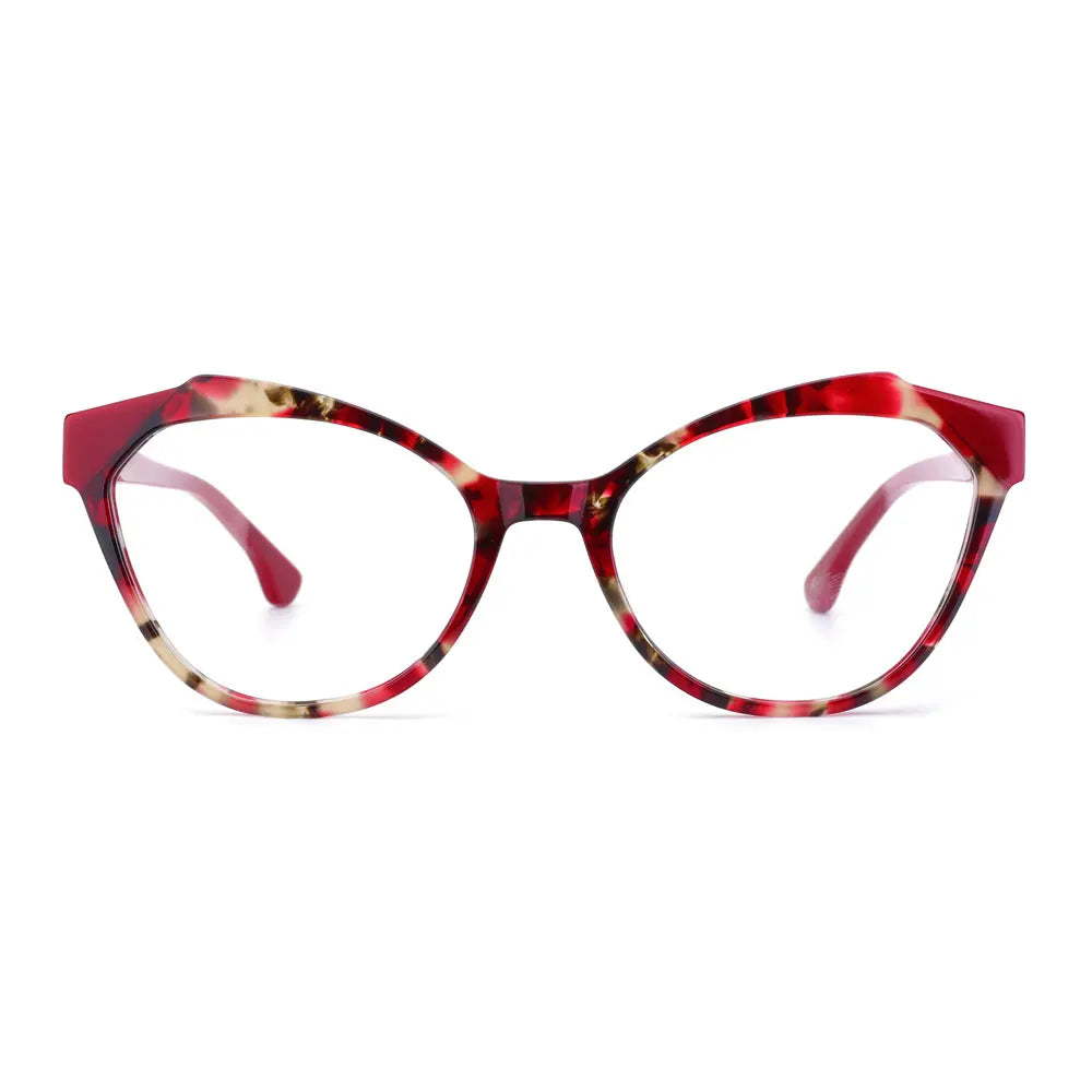 2025 Cat Eye Acetate Frame Eyeglasses Colorful Eyewear Frames Fashion Glasses for Women