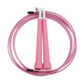 OEM Steel Adjustable Fitness Exercise Gym Custom Logo Speed Bearing Yellow Black Handle Battle Skip Jump Rope