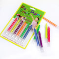OEM 6-Color Glowing in the Dark Neon Water-based Erasable Face & Body Paint Crayon Set Bright UV Washable Twist EN71-3 Certified