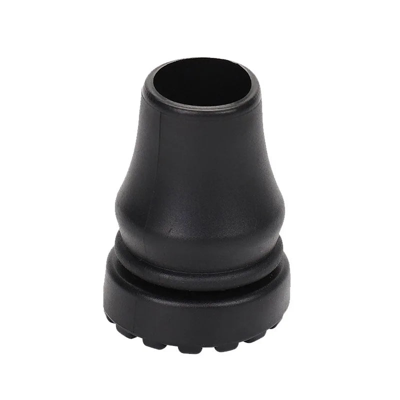 3/4 Inch Non-Slip Black Rubber Replacement Cane Tip for Standard Walking Stick Folding Cane Crutch Accessory Furniture Pads