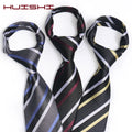 Men's Striped Necktie Luxury Ties for Men Plaid Blue Business Cravate Slim Tie Gravata Casual Suit Accessories for Party Wedding