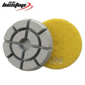 3 Inch Premium Quality D76mm Dry/Wet Concrete Resin Floor Polisher 10mm Thick Dry Diamond Abrasive Pad OEM Customizable