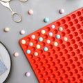 468 Cavity Mini Round Silicone Mold Chocolate Drops Mold Dog Treats Pan Semi Sphere Gummy Candy Molds for Pet Treats Baking
