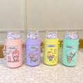 280ml Portable Cute Cat Coffee Mug Milk Tea Tumblers Bottles with Colorful Ball Lid Stainless Steel Water Bottle