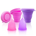 Customized Best Quality Medical Grade Silicone Women Disinfection Copa Menstrual Period Cup 15-35ml S/L Size