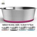 Super Design Deep Dog Bowls Stainless Steel Silicone Bottom Anti-Slip  Dog Bowl Wholesale for Food Water