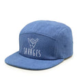 Customised Design 5 Panel Hats Embroidery Logo Men Women Hip Hop Denim Camp Cap