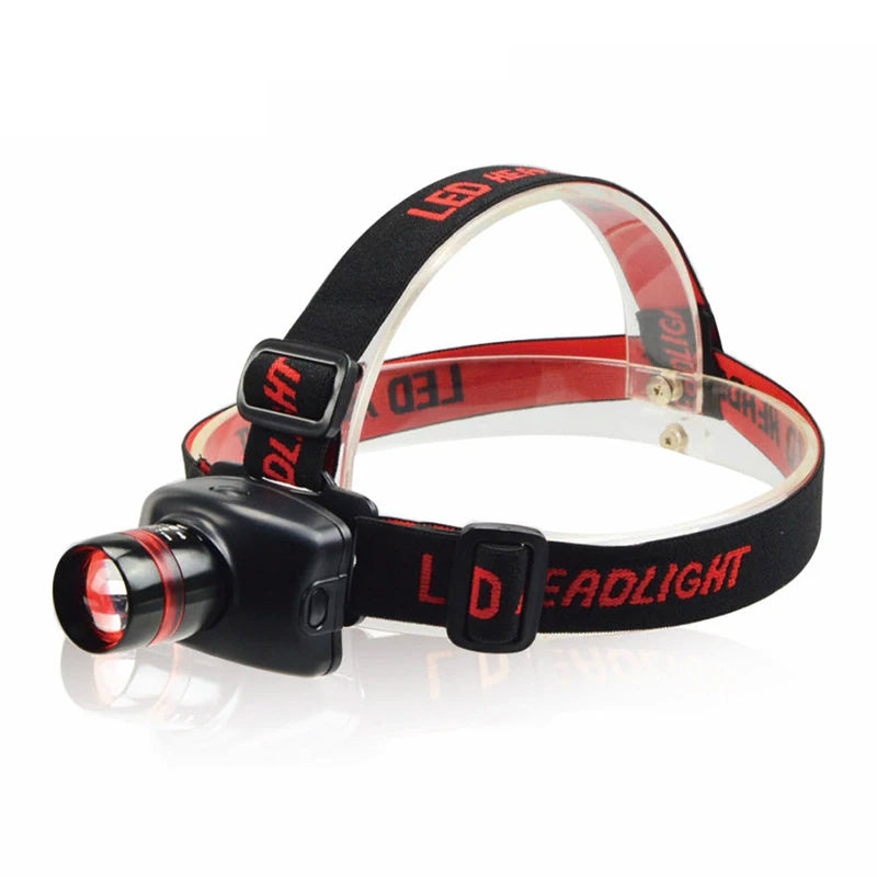 Manufacturer Supplies LED Telescopic  Headlights for Outdoor Strong Bald Head Wearing Adjustable Comfortable Headlight