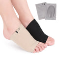 Compression Arch Support Sleeve Cushioned Arch Support Soft Elastic Reusable Gel Pad Fabric Arch Socks for Flat Foot