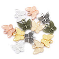 YuenZ 100pcs/bag Alloy Butterfly Charms for Earrings Bracelet Necklace Pendants DIY Jewelry Making Accessories 13*11mm D2112