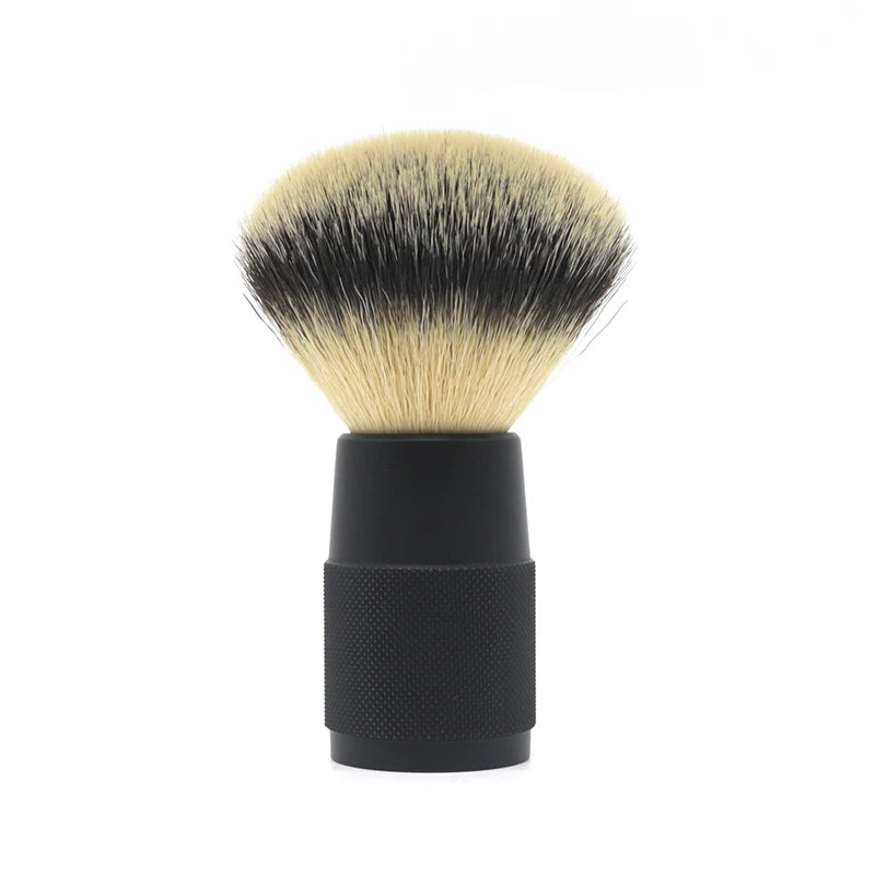 Private Label Premium Black Metal Synthetic Eco Beard Shave Shaving Brush