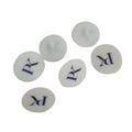 Wholesale OEM Logo White round Shaped Plastic Golf Tee Marker Play Tools for Golfers