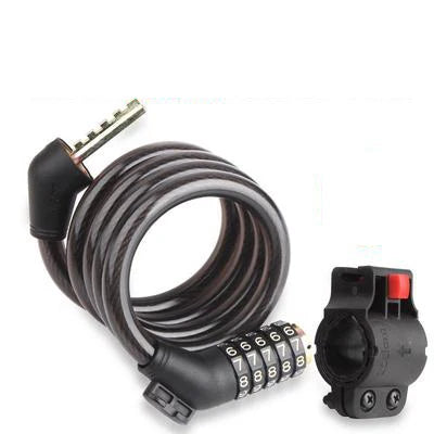 Safety Anti Theft 5 Digital Code Combination Bike Lock Security Steel Cable Bicycle Lock