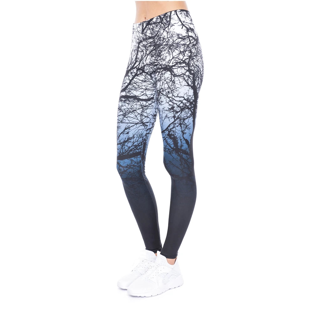 OEM Factory Custom Butter Soft Women Leggings Ankle Length Printed Elastic Leggings for Women
