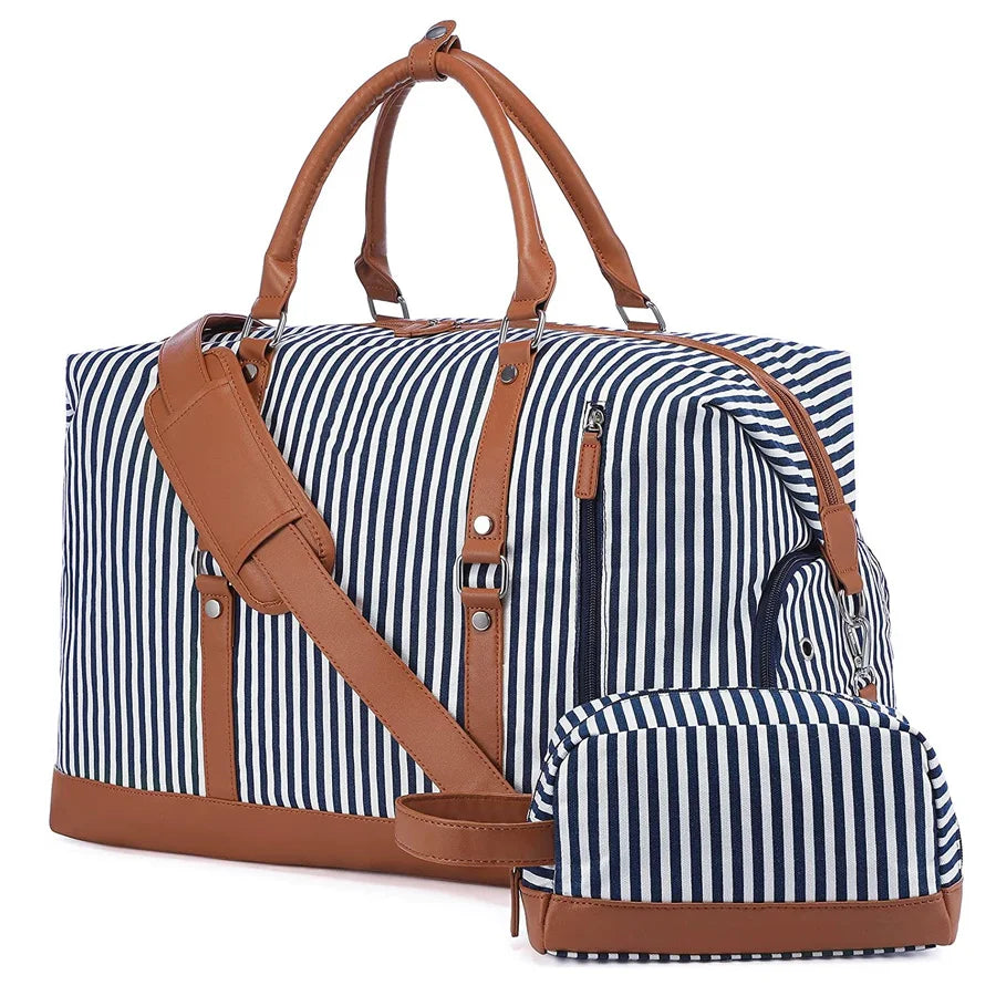 Hot Sale Weekender Bags for Women Travel Duffel Tote with Shoe Compartment