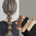 Genya 2024 New Style 7cm Spiral High-quality Friendly Material Hair Scrunchies Hair Ties Bun-Head Holders for Long Hair Girls