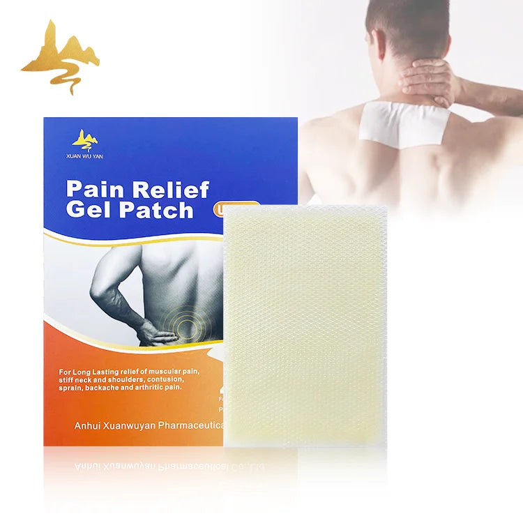 Free Sample Natural Herbal Menthol Plaster Colorful Self Heating Hydrogel Adult Rheumatism Neck Pain Relief Gel Patch