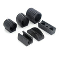 Factory Direct Sales Plastic Opening Feet U-shaped Opening Non-slip Stool Chair Cushion Office Round Tube Buckle