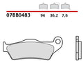 Genuine Brembo TM EN 250 F 02-23 Front Brake Pads Orthotic Insoles