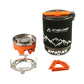 STARCAMP 1800ml Outdoor Solo Backpack Hiking Cooking System Gas Stove for Camping & Hiking