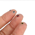 3mm 4mm 5mm 6mm 3 Colors Epoxy 3D Fishing Lure Eyes for Artificial Hard Bait
