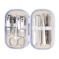 Stainless Steel Portable Nail Clippers 14-piece Set Manicure Nail Clippers Tools Dormitory Nail Clippers Dig Ear Spoons Set