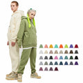 Wholesale Unisex Winter Warm 345g Cotton Polyester Custom Printed Logo Men Plain Blank Thick Fleece Pullover Hoodie Hoodies