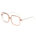 2023 High Quality Simplicity Design Acetate Polygon Anti Blue Light Eye Glasses for Women Optical Spectacle Frame
