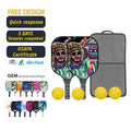 OEM Professional Wood Pickle Ball Professional Pickleball Paddle Graphite USAPA Pickleball Padel Rackets