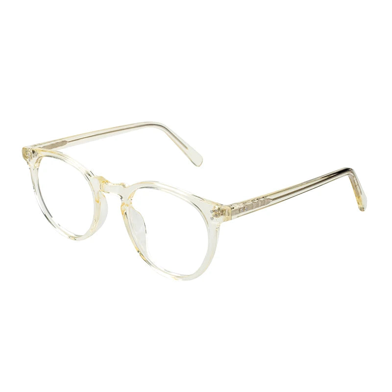Retro Spectacles Frame Anti Blue Rays Blue Light Blocking Acetate Clear Glasses