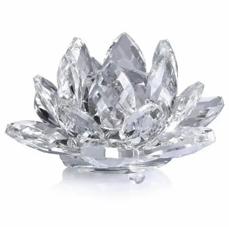 MH-LP064 Fengshui Crystal Lotus Flower Wedding Gifts