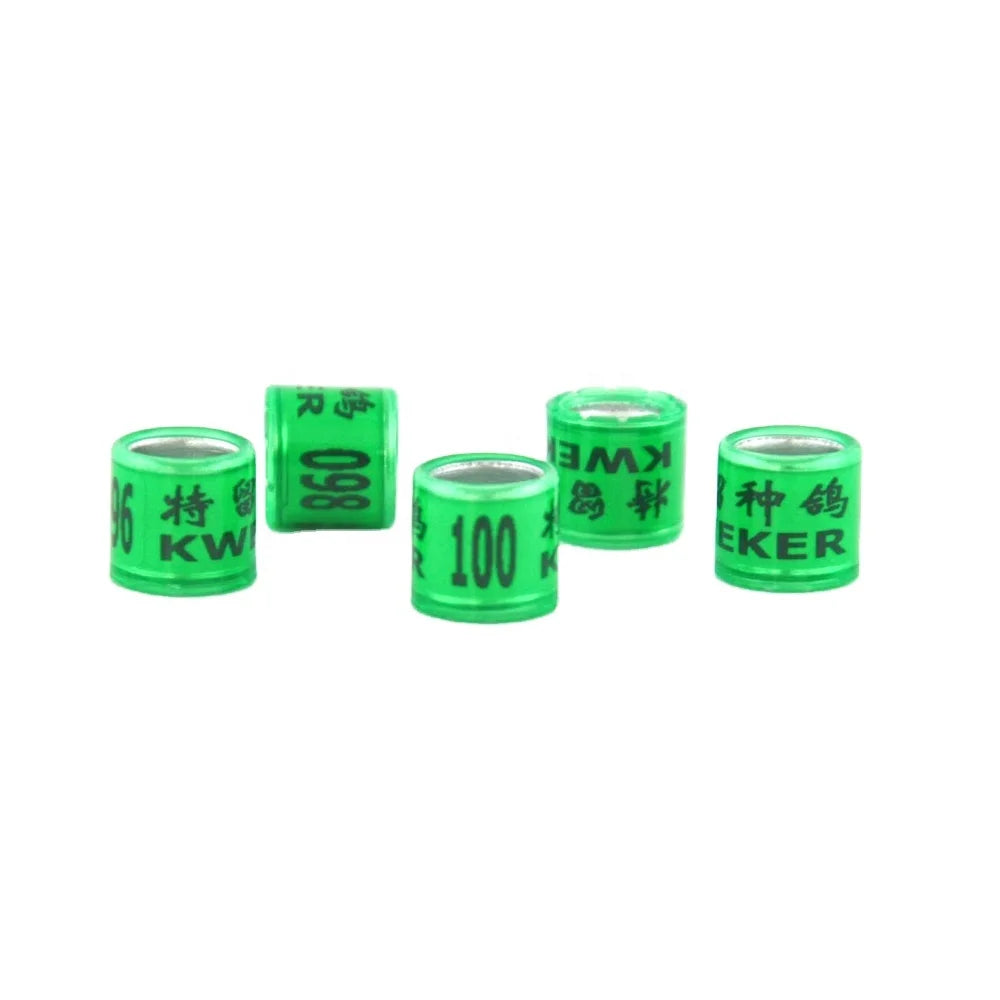Geshifeng Colorful 8mm Inside 10.3mm Height Ring Eagle Canary Birds Rings Pigeon Bands Poultry Leg Band Chicken Foot Ring