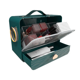 Smart Makeup Organizer Wall Mounted Cosmetics Box Storage Display Holder Cosmetic Storage Box With Drawers
