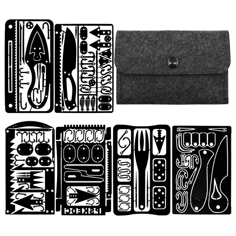 Baiyuheng Custom Hot Sale Stainless Steel Camping Card Multi Tools