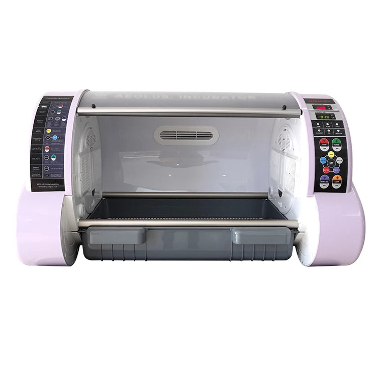 USMILEPET Factory Direct Superior Quality Aluminum Alloy Purple Eco-Friendly Veterinary Equipment Pet Incubator Oxygen Pet
