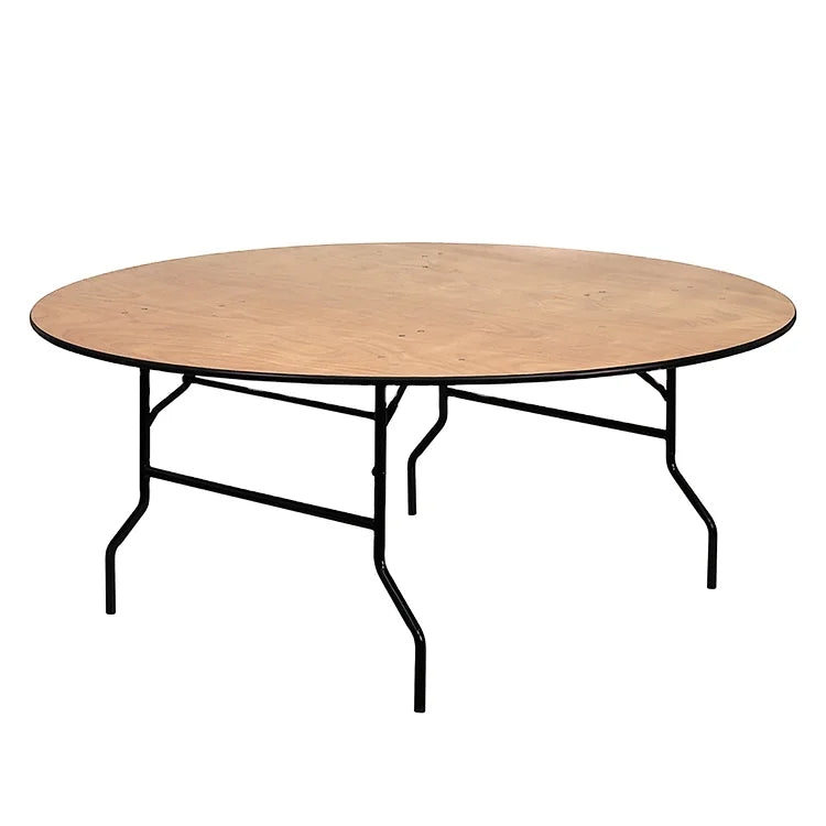 Portable Wood Folding Round Table Outdoor Wedding Outdoor Round Multi-Purpose Camping Table