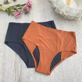 Seamless High Waist Leakproof Period Panties Nylon Spandex Reusable Menstrual Underwear