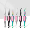 Wholesale Nail Molding Clip Stainless Steel Styling Pliers Extend Nail Crystal Nail Art Tools Point Drill Tweezers