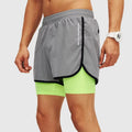 MAYYOUNG Men Summer Sports Shorts Running Three-Quarter Waistband Lined Quick Drying Fitness Jogging Shorts