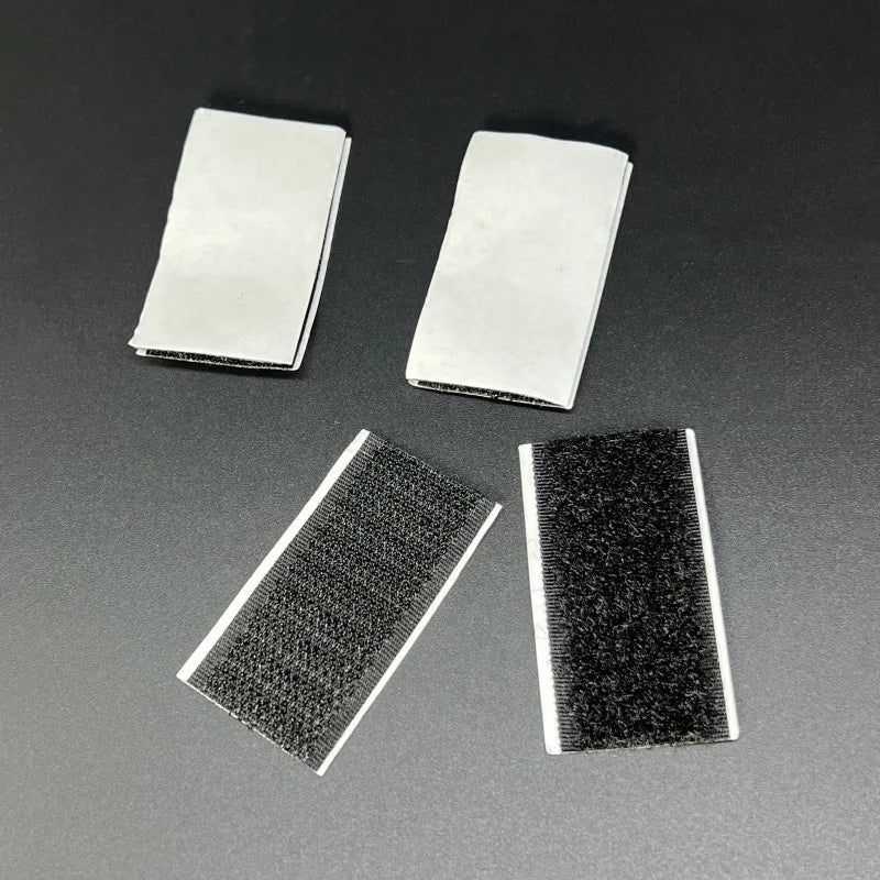Heat Resistance Custom Shapes Size Colors Strong Sticky Circles Back Glue Self Adhesive Nylon Hook and Loop Fastener Tape