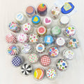 110 mm 100 Pcs Pack Paper Cupcake Liners With PVC Tube Packing in StockRandom Designs