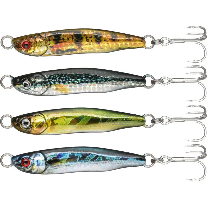 SNEDA 5.7cm/20g 7cm/40g Ocean Boat Artificial Hard Bait Simulation Jiging Lure Lead Bait Fishing Lure With Hooks