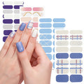Autumn Winter 2D Nail Art Decals Self-Adhesive Full Nail Polish Wraps Thanksgiving Squirrel Fall Maple Leaf Design Made Plastic