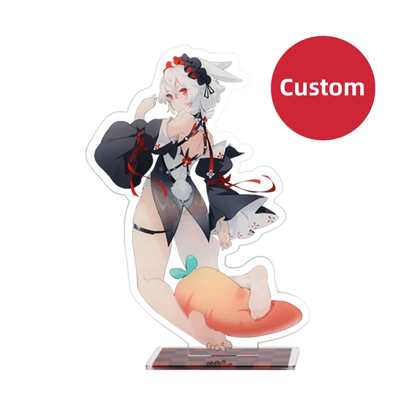 Double Sided Custom Printed Cute Figure Display Transparent Acrylic Standee