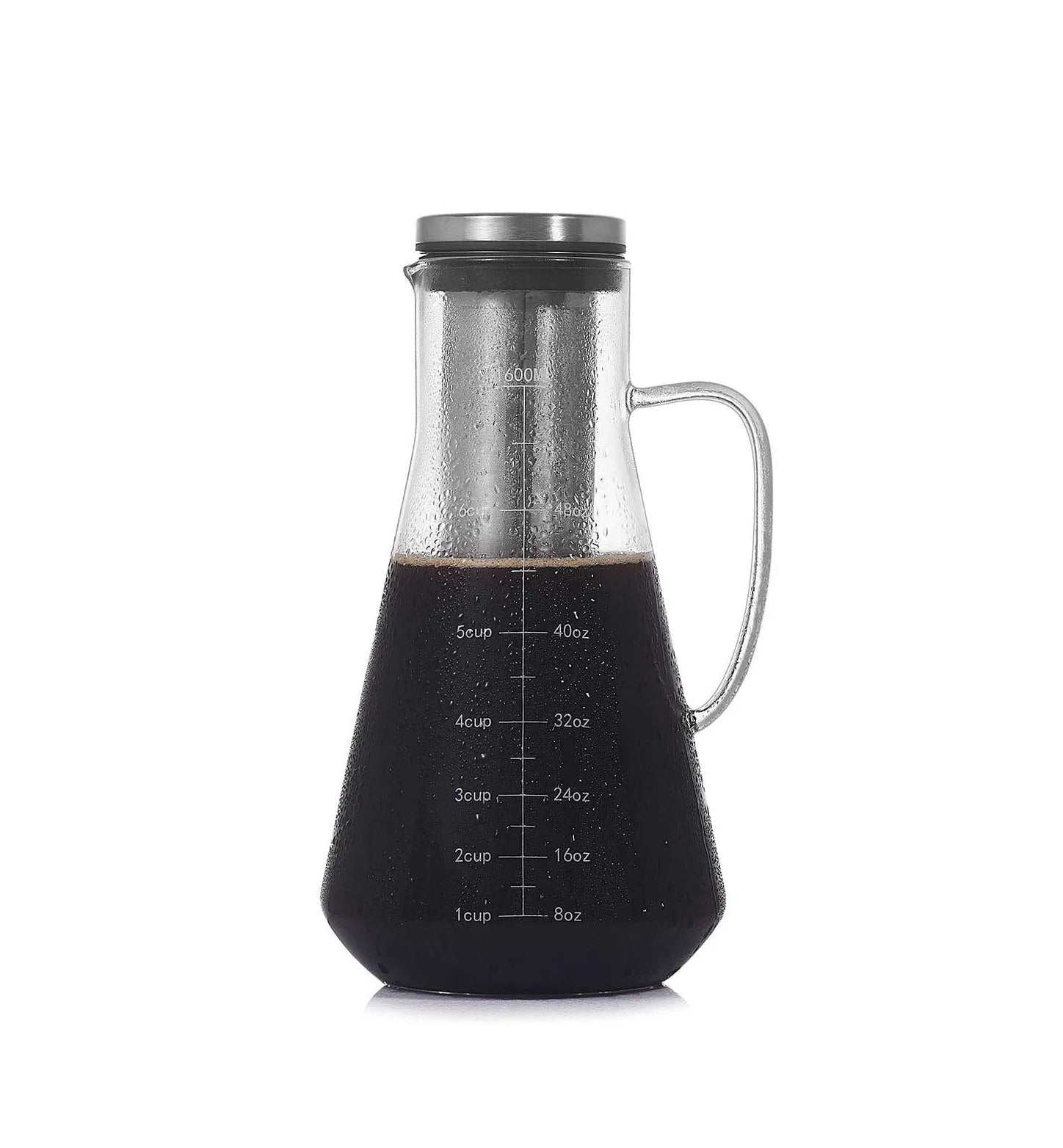 Borosilicate Glass Cold Brew Iced Coffee Maker Pot