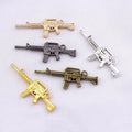 Submachine Gun Pistol Pendant Charms Pendants for DIY Earring Necklace Bracelet Jewellery Supplies and Crafts Making
