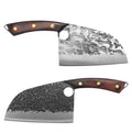 Xingye New Forged Hammer Wooden Handle Full Tang 7 Inch Stainless Carbon Steel Chef Kitchen Knife Butcher Knife
