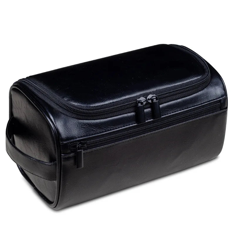 Customized Retro Style Dopp Kit Bag Groomsmen Gift Toiletry Bag Men Travel Makeup Cosmetic Bag with Hanging Hook for Men