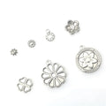 Stainless Steel Four-leaf Clover Flower Pendant Necklace Bracelet Waist Chain Accessories diy stainless steel Ornament