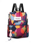 2026 New Korean Leisure Anti Splash Backpack Fashion Trend Printing Anti-theft Bag